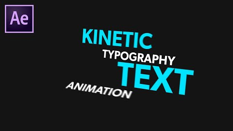 Kinetic Typography Text Animation Tutorial in After Effects - After Effects Text Animation No Plugin