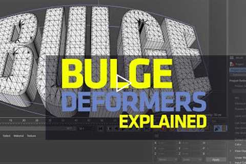 BULGE DEFORMER - CINEMA 4D BASICS