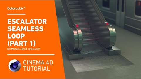 Cinema 4D Tutorials - Escalator Seamless Loop (Part 1)