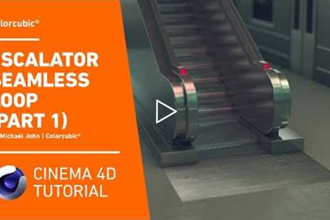 Cinema 4D Tutorials - Escalator Seamless Loop (Part 1)
