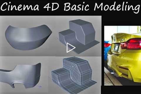 Cinema 4D - Basic Modeling (Explained)