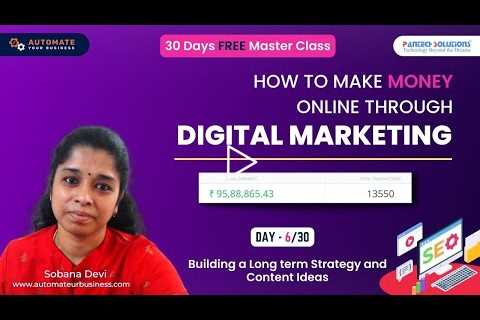 FREE Digital Marketing Master Class - Day 6/30  | Sobana Devi