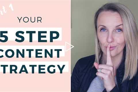 🎉 CONTENT STRATEGY PLAN 🎉 PT 1: Content Marketing For Beginners in 5 Easy Steps