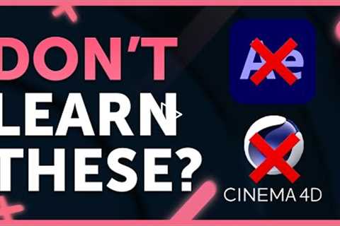 Don't Just Learn After Effects or Cinema 4D ... DO THIS!