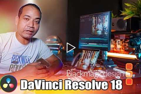 DaVinci Resolve 18 Tutorial for beginners Bangla By Photo Vision  ( EP-01)