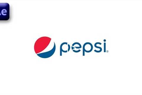 Pepsi Logo Animation in Adobe After Effects - After Effects Tutorial - No Plugins.