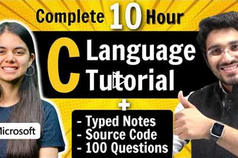 C Language Tutorial for Beginners (with Notes & Practice Questions)