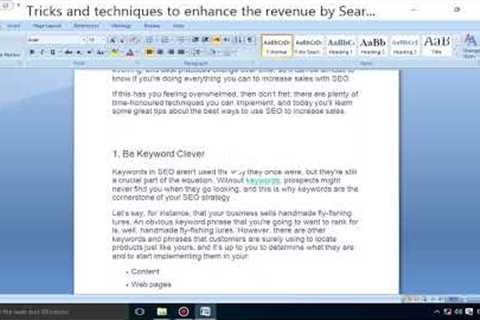 Tricks and techniques to enhance the revenue by Search Engine Optimization SEO Tool