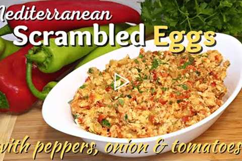 MUST TRY Mediterranean Scrambled Eggs! Easy & Healthy Breakfast Recipe | Home Cooking