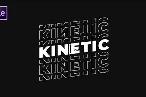 After Effects Tutorial - Kinetic Typography Animation in After Effects - No Plugins