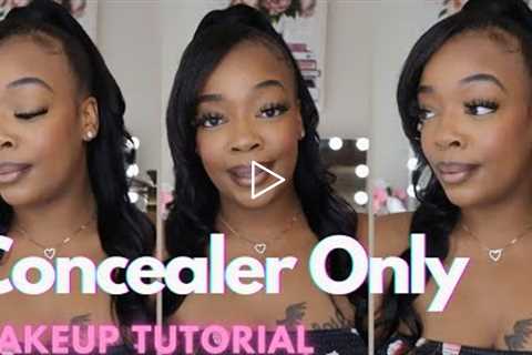 NEW TECHNIQUE | 10 MINUTE MAKEUP TUTORIAL USING CONCEALER ONLY