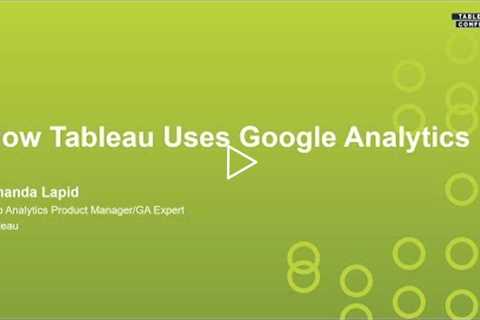 How Tableau uses Google Analytics