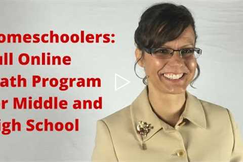 Online Homeschool Math Program: Homeschool Connections