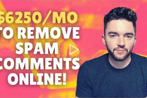 Get Paid $6250/Month to Remove Spam Comments Online - Non-Phone Work-From-Home Jobs