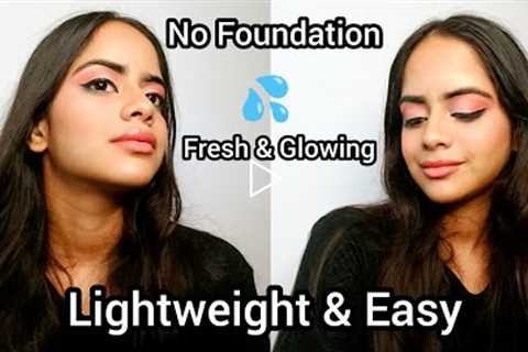 Fresh Girly Girl Makeup Look | Colorful & Fresh | No Foundation | Charul Gupta