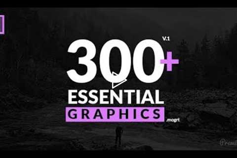 Motion Typography Essential Graphics | Mogrt - Premiere Pro Template