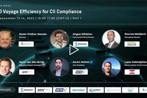 BS Group Virtual Conference: 2nd Voyage Efficiency for CII Compliance - Day 1