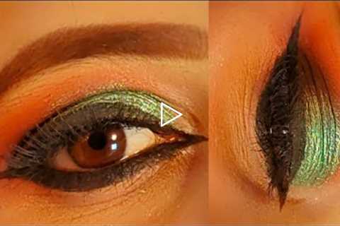 Green Eye Makeup Look||Eye Makeup Tutorial||