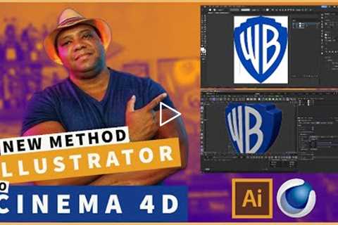 Adobe Illustrator to Cinema 4D | New Updated Method