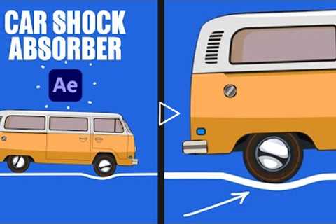 Car Shock Absorber Animation in After Effects Tutorial