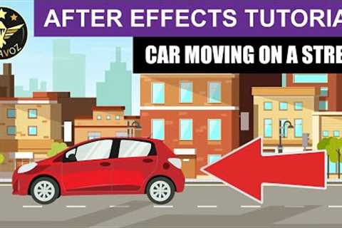 After Effects Tutorial: Car moving on a street