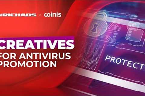 Examples of creatives for promoting Antiviruses niche