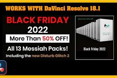 Black Friday Deal for Davinci Resolve 18 users