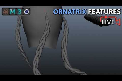 Ornatrix Features in Cinema4D/Maya/3dsmax stream 24 Nov 2022 - 6