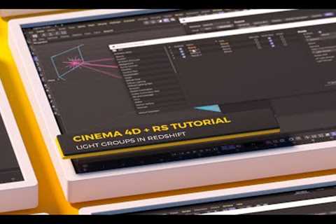 Cinema 4D Tutorial: Super Useful Light Groups in Redshift