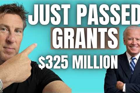 GRANTS JUST PASSED $325 Million Biden Harris USDA Self Employed Profit  Non Profit Funding not Loan