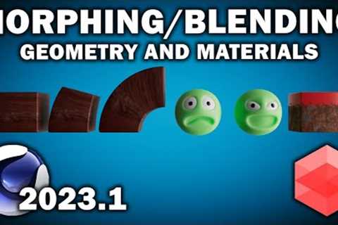 Cinema 4d 2023.1: Morphing/Blending Geometry and Materials