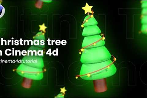 Christmas Tree Modeling In Cinema 4d - Cinema 4d Tutorial.