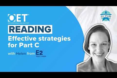 Live class with E2: OET Reading - Effective strategies for Part C