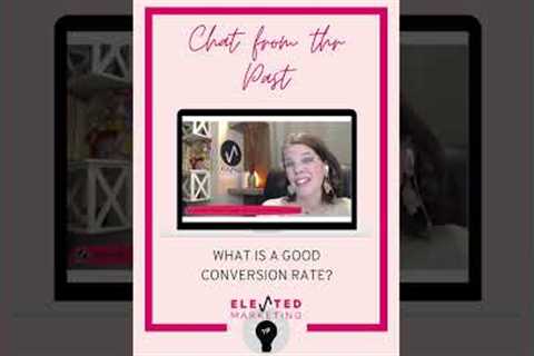 What is a good conversion rate?