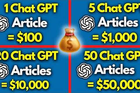 How To Make Money With ChatGPT | The ONLY ChatGPT Tutorial You Need To Make $1,000 a Day!