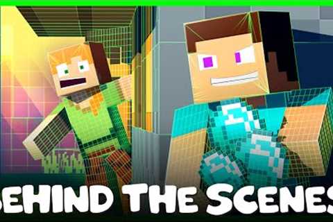 BEHIND THE SCENES - Alex and Steve Life (Minecraft Animation)