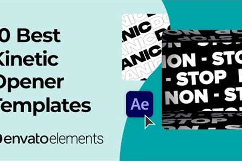 10 Best Kinetic Opener Templates for After Effects [2023]