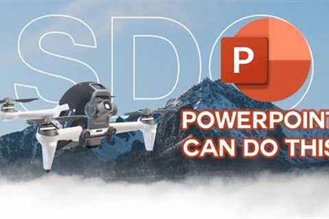 Add Impact to Your Presentation: Create a Drone 3D Animation in PowerPoint!