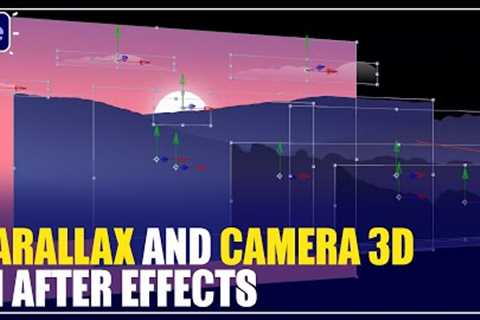 Camera 3D - Parallax | Landscape Animation in After Effects Tutorials