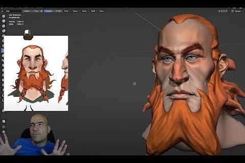 Viking face and Artstation reviews in less than 2 hours