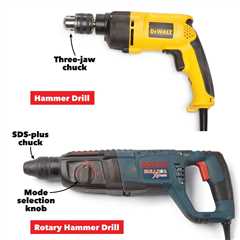 Rotary Drill vs. Hammer Drill: What’s the Difference?