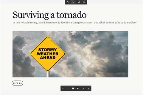 Surviving a Tornado