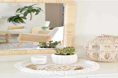 DIY White Stone Tray