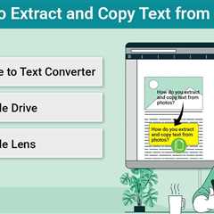Extract and Copy Text from photos