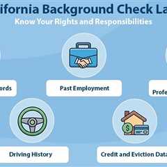 California Background Check Laws