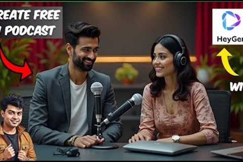 🚀 Create a Two-Person Podcast with HeyGen AI – No Editing Needed! 🎙️✨