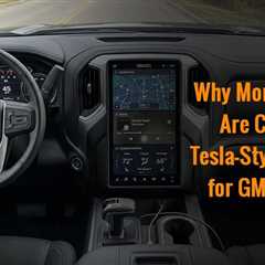 Tesla-Style Screen for GMC Sierra