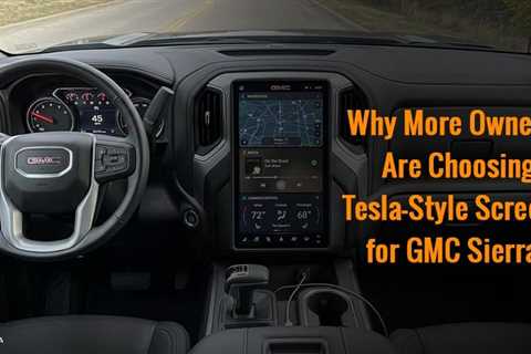 Tesla-Style Screen for GMC Sierra