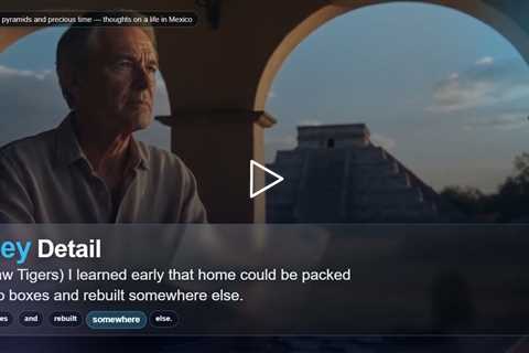 Porches, pyramids and precious time — thoughts on a life in Mexico