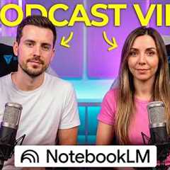 How To Make a Realistic AI Video Podcast With NotebookLM (15 mins)